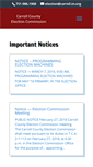 Mobile Screenshot of carrollcountytnelections.com